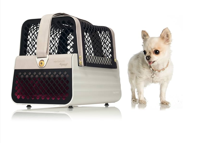 4Pets 犬用 猫用 キャリー ペントハウス ロサンゼルス ホワイト Amazon.co.jp: 4Pets ペントハウス ペット キャリー